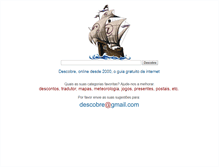 Tablet Screenshot of descobre.com